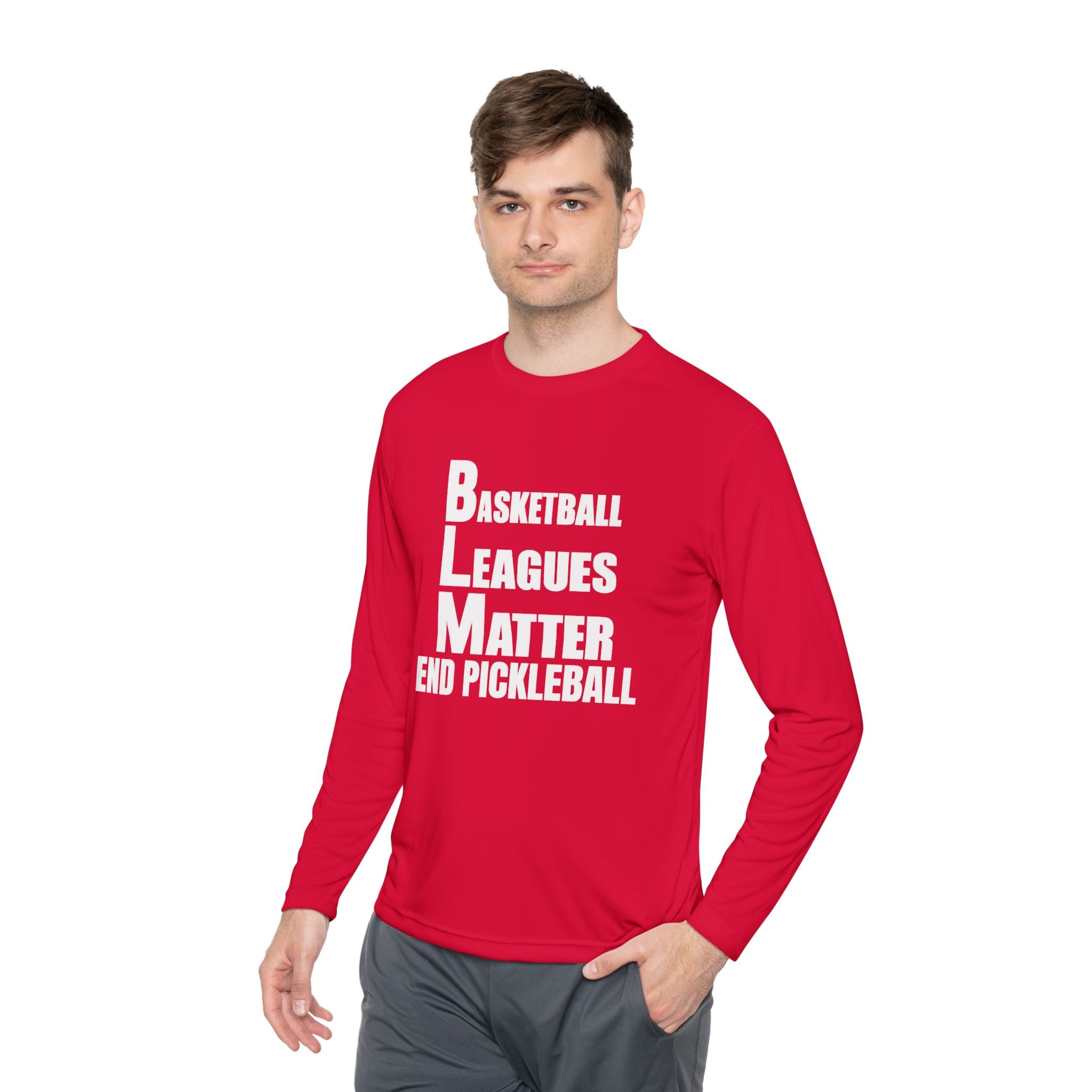 THE BASKETBALL LEAGUES MATTER – PREMIUM MEN’S LONG SLEEVE SHIRT