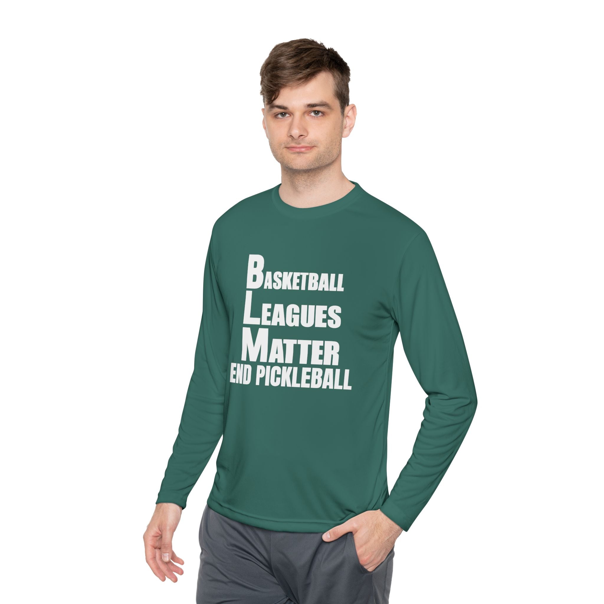 THE BASKETBALL LEAGUES MATTER – PREMIUM MEN’S LONG SLEEVE SHIRT