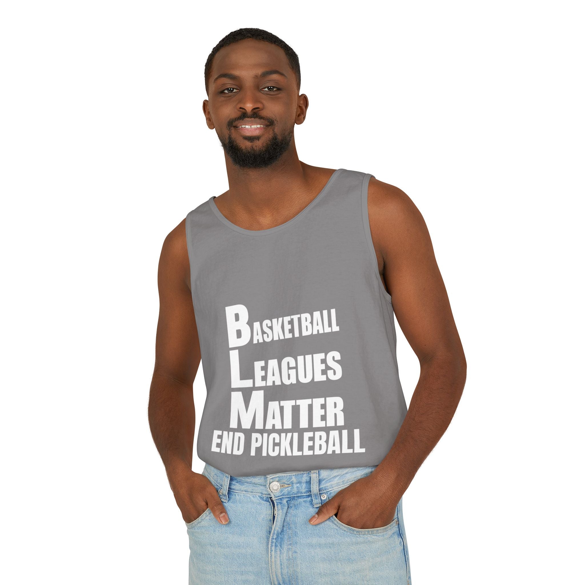 THE BASKETBALL LEAGUES MATTER – MEN’S TANK TOP