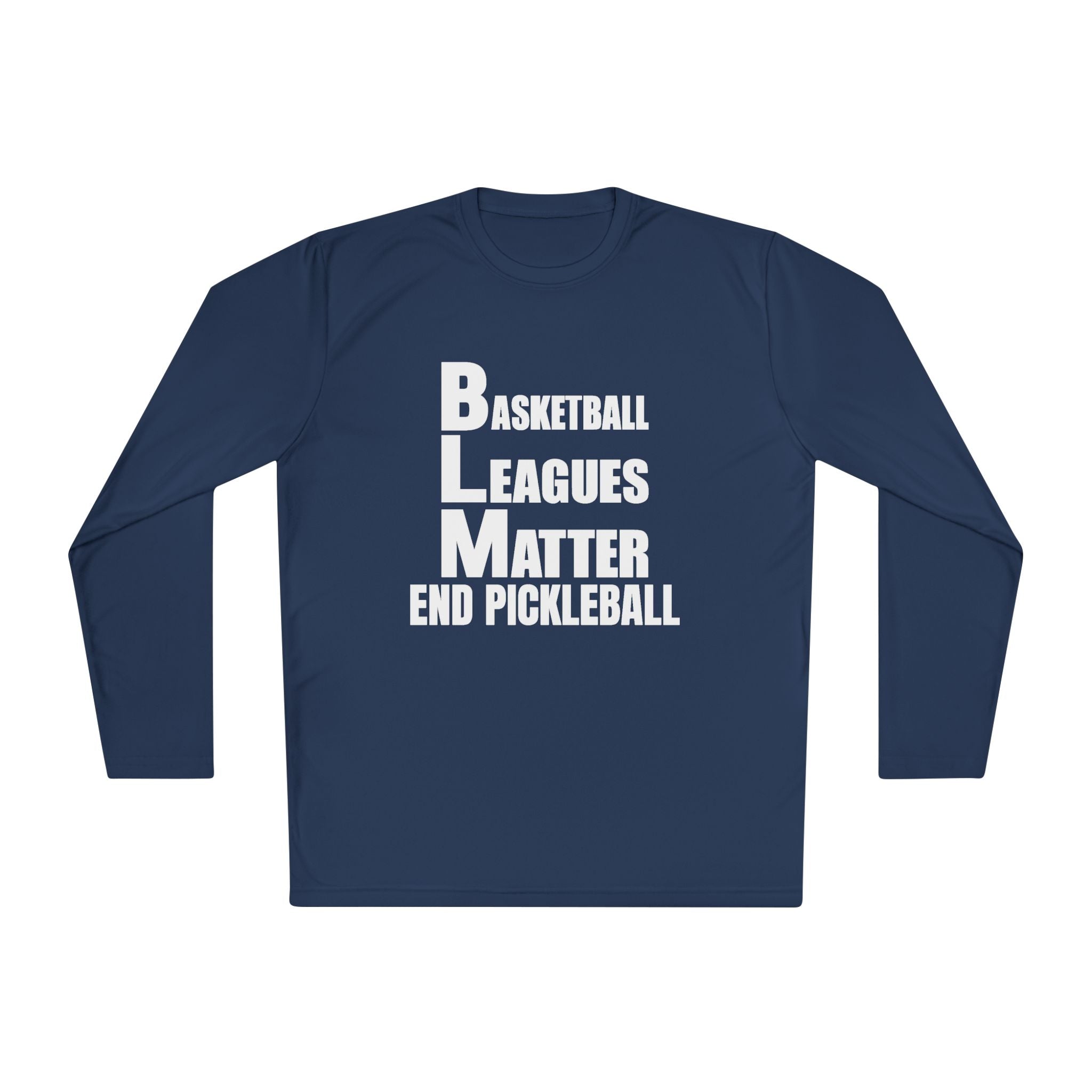 THE BASKETBALL LEAGUES MATTER – PREMIUM MEN’S LONG SLEEVE SHIRT