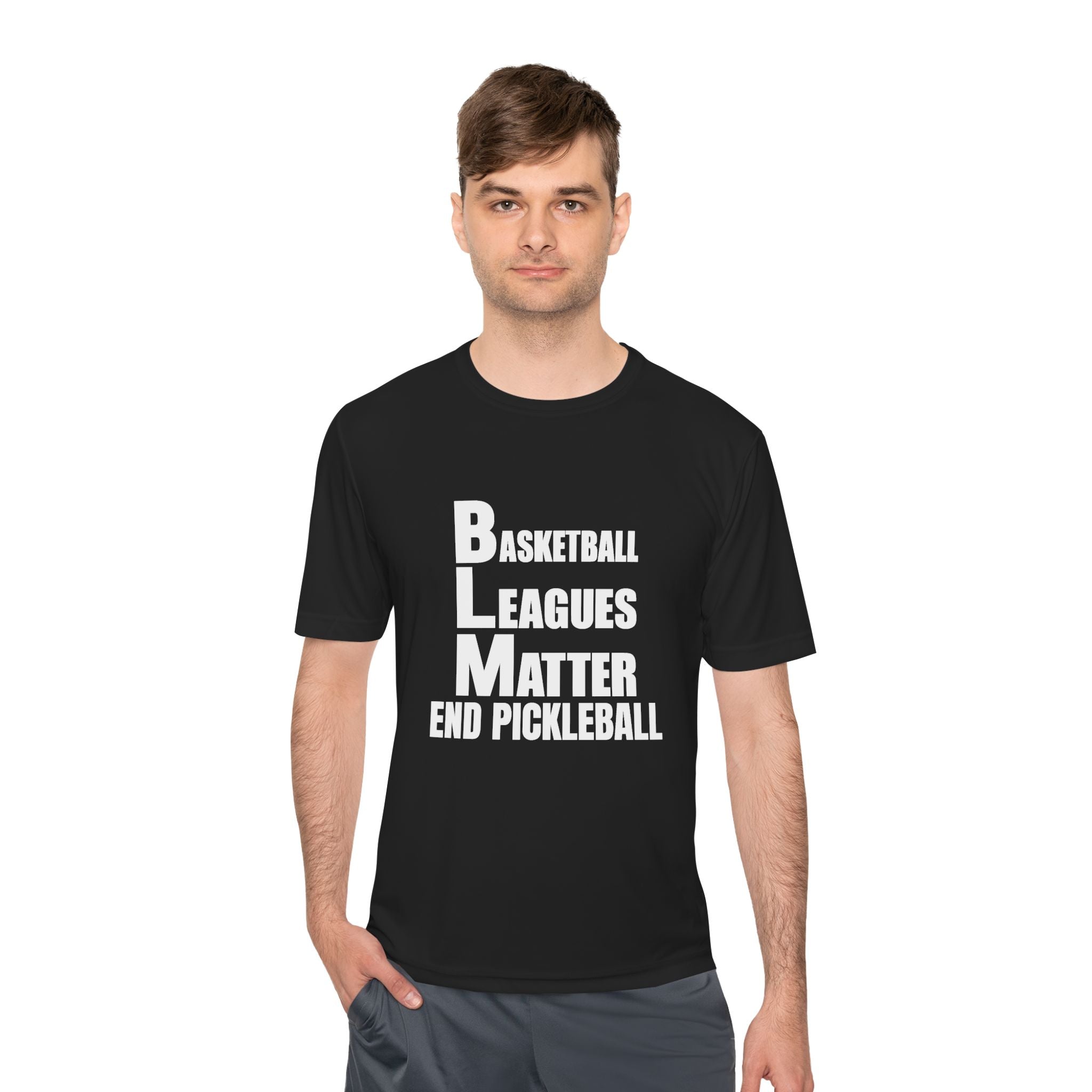 THE BASKETBALL LEAGUES MATTER – MEN’S T-SHIRT