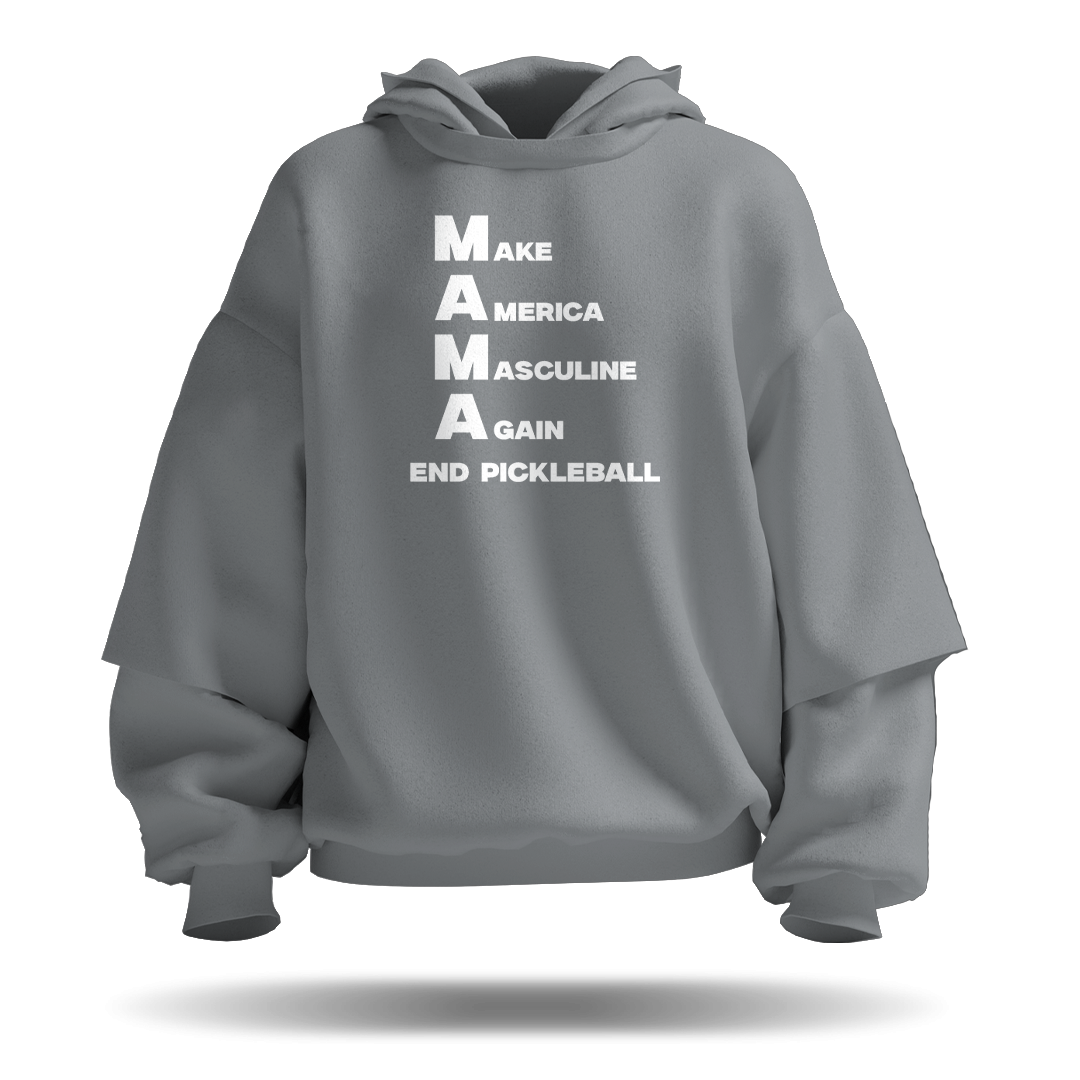 MAKE AMERICA MASCULINE AGAIN (M.A.M.A) – PULLOVER HOODIE