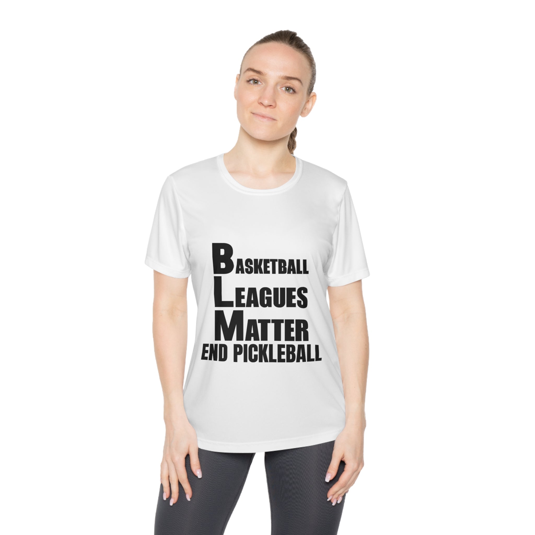 THE BASKETBALL LEAGUES MATTER – WOMEN’S T-SHIRT