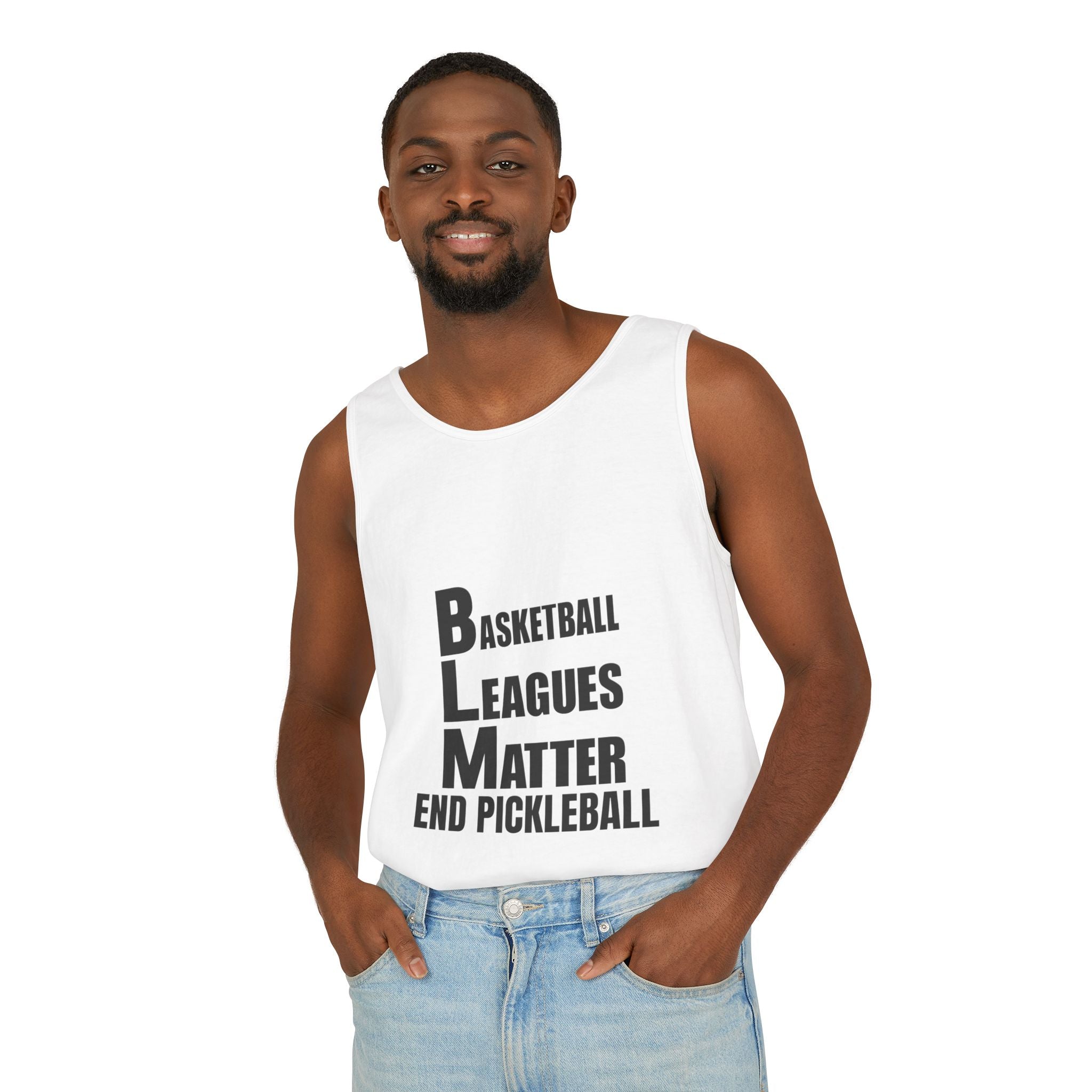 THE BASKETBALL LEAGUES MATTER – MEN’S TANK TOP
