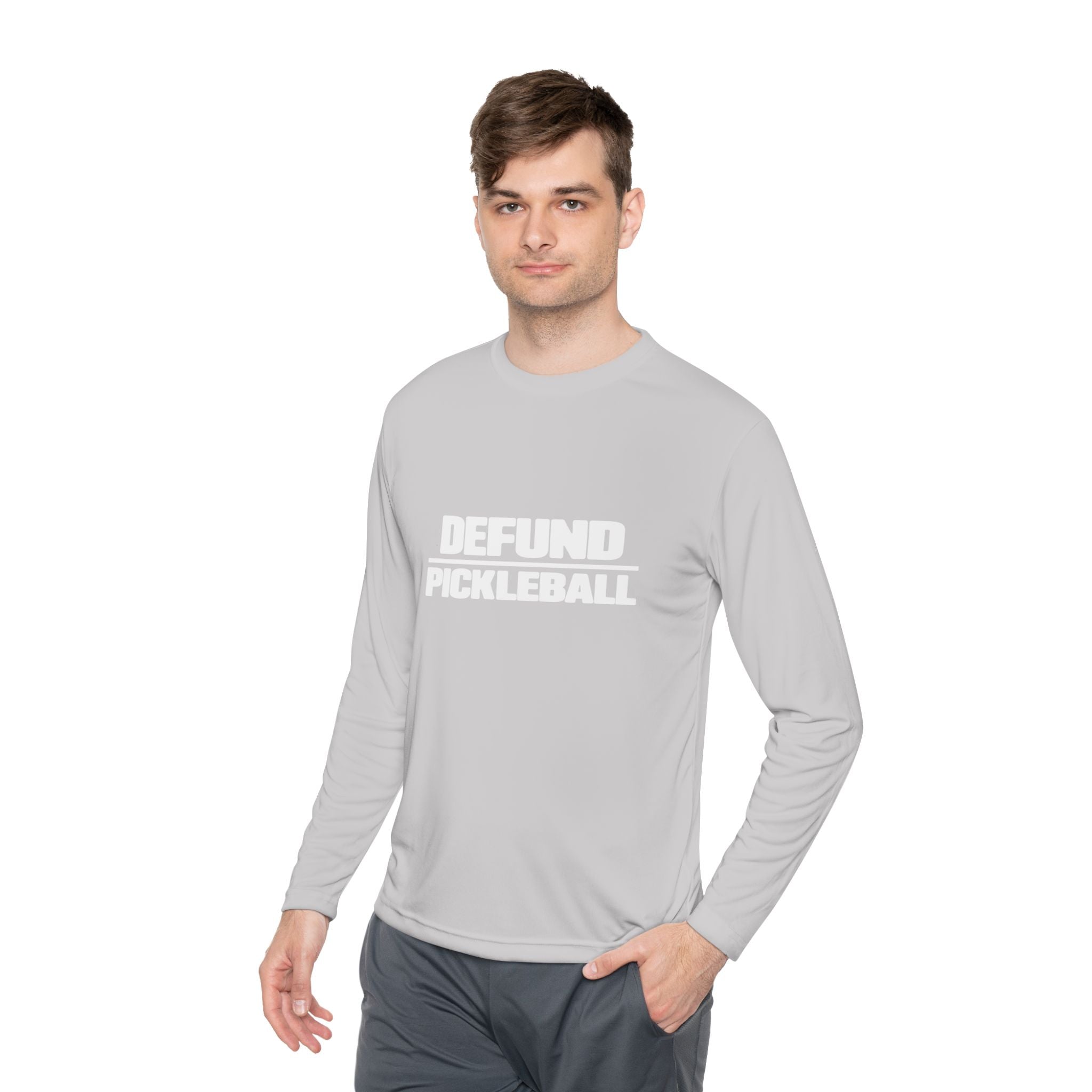 DEFUND PICKLEBALL – PREMIUM MEN’S LONG SLEEVE SHIRT