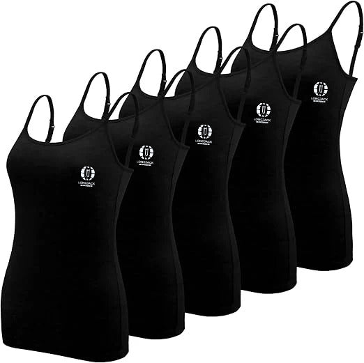 5 Pcs Women's Camisole Tank Top Undershirt