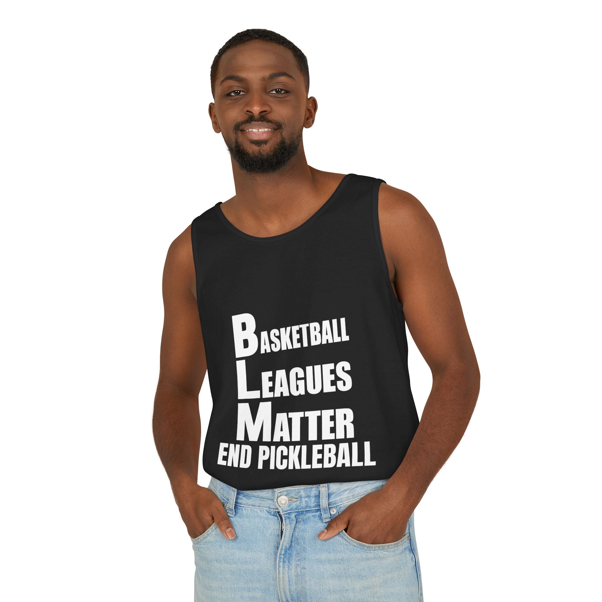 THE BASKETBALL LEAGUES MATTER – MEN’S TANK TOP