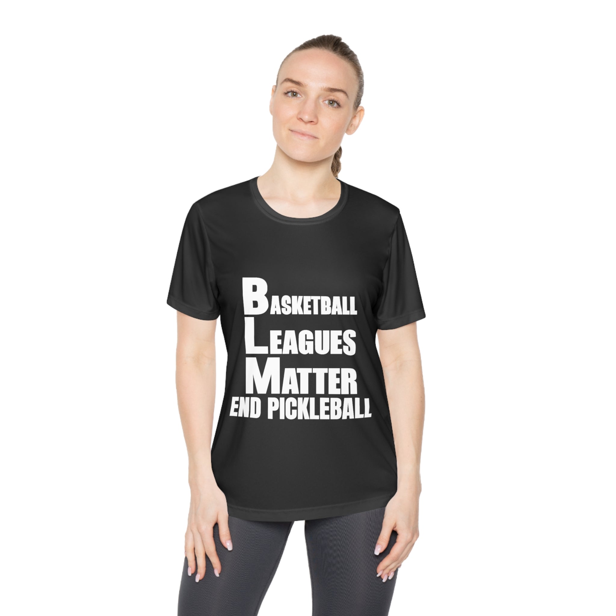 THE BASKETBALL LEAGUES MATTER – WOMEN’S T-SHIRT