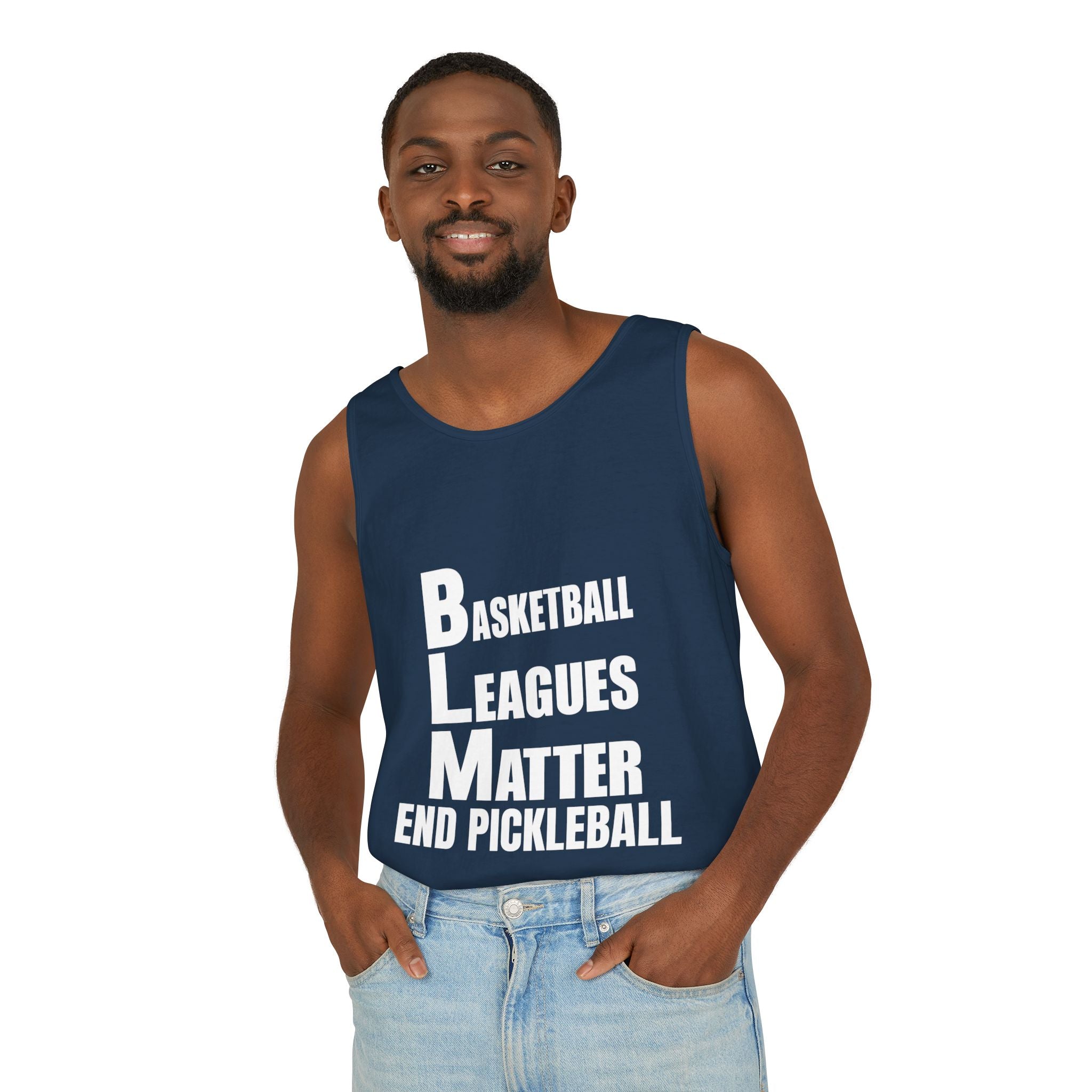 THE BASKETBALL LEAGUES MATTER – MEN’S TANK TOP