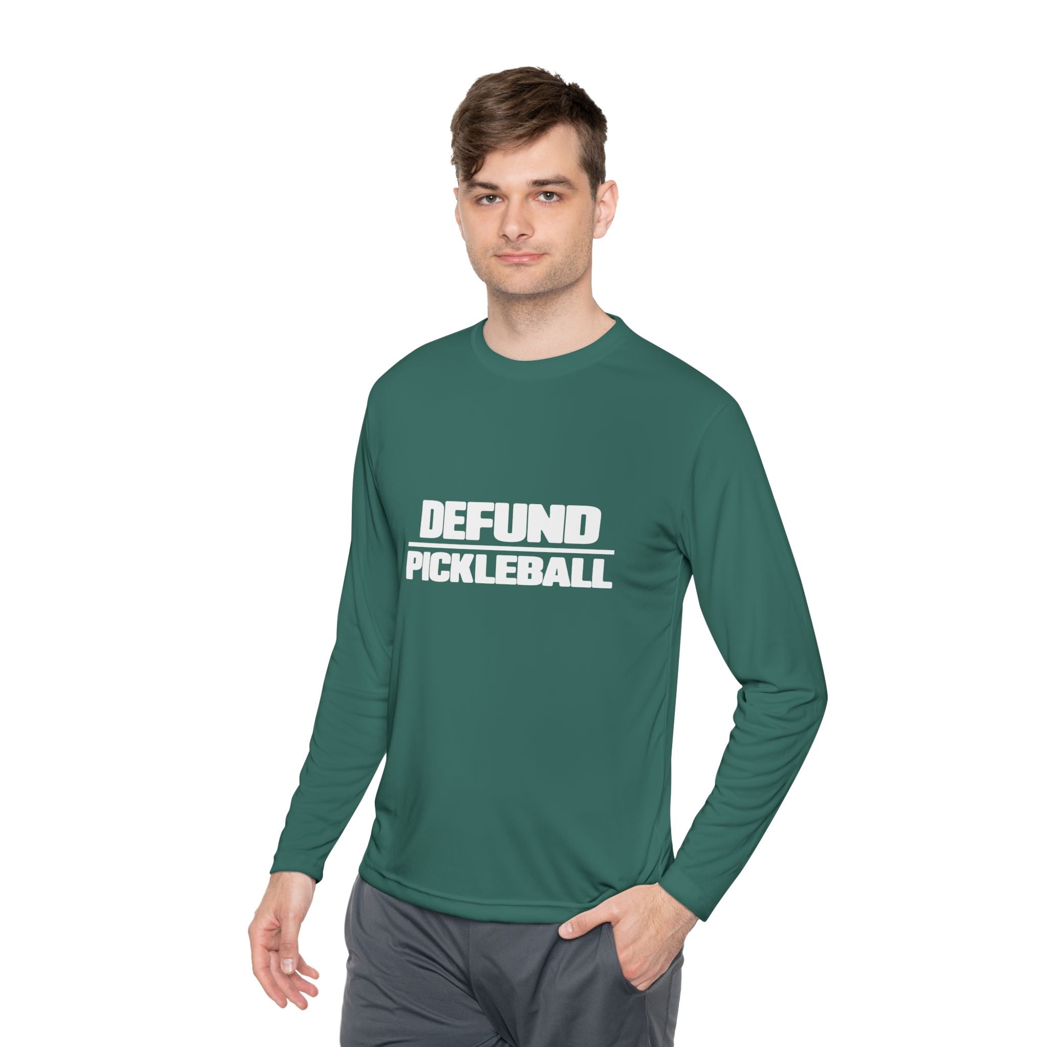 DEFUND PICKLEBALL – PREMIUM MEN’S LONG SLEEVE SHIRT
