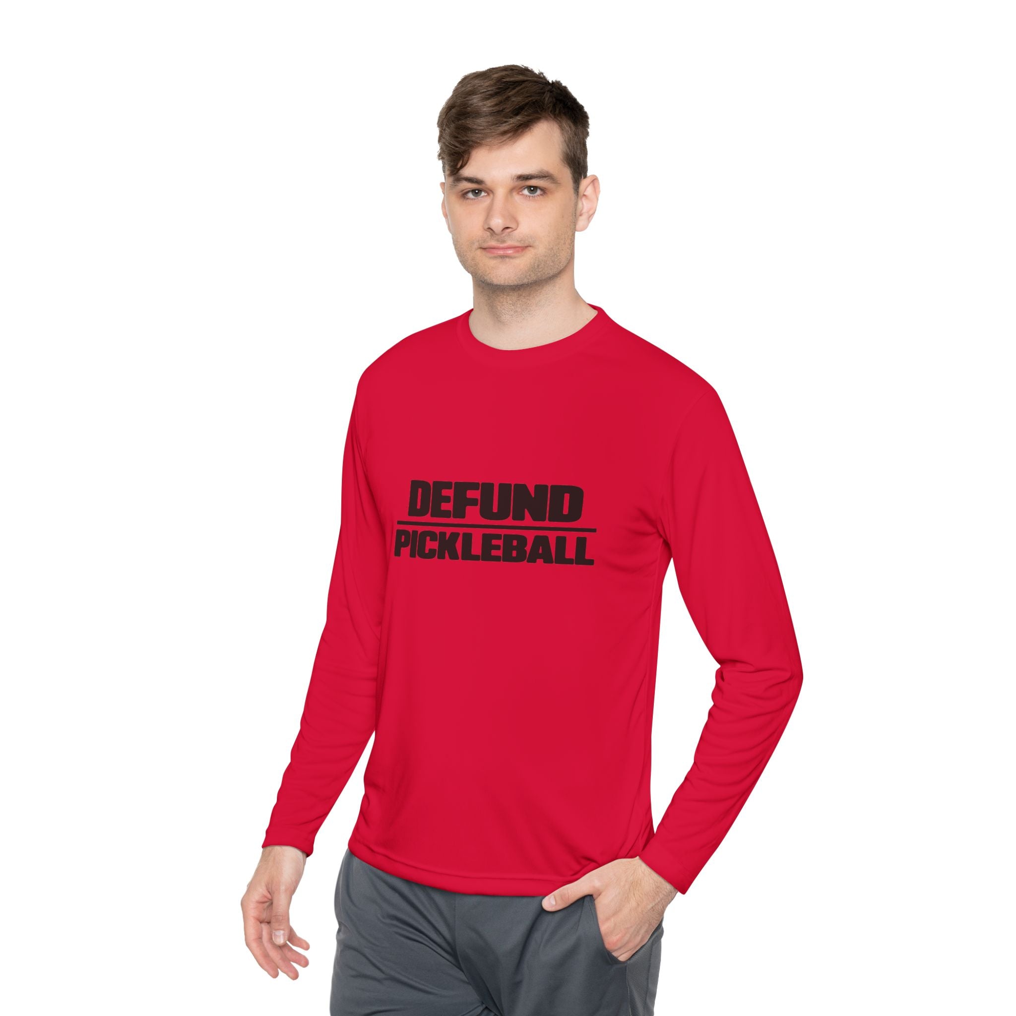 DEFUND PICKLEBALL – PREMIUM MEN’S LONG SLEEVE SHIRT