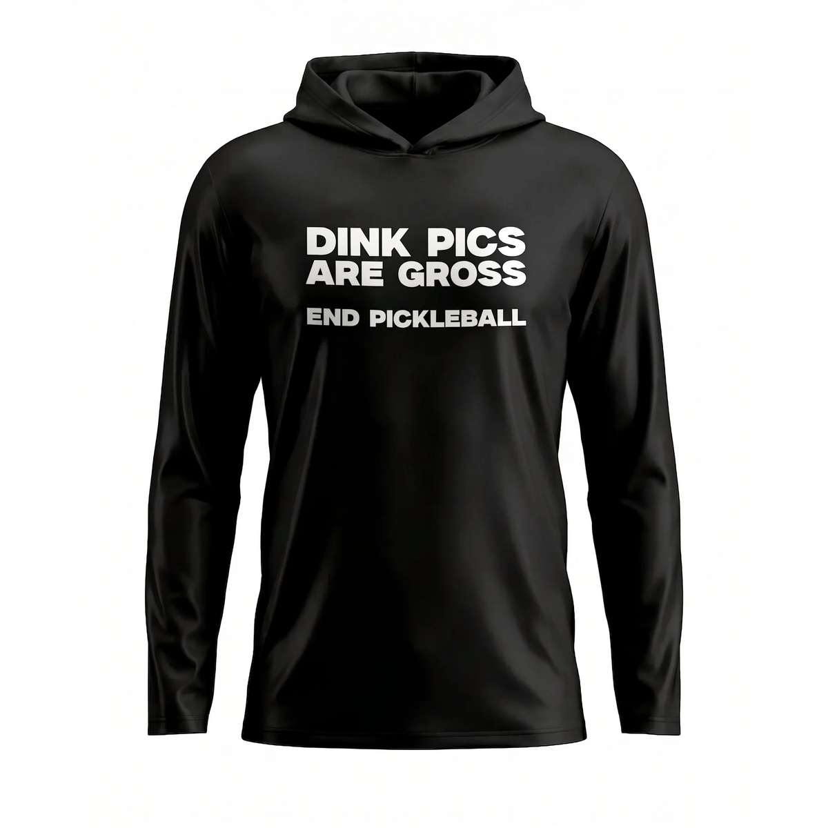 DINK PICS ARE GROSS – GRAPHIC PULLOVER HOODIE