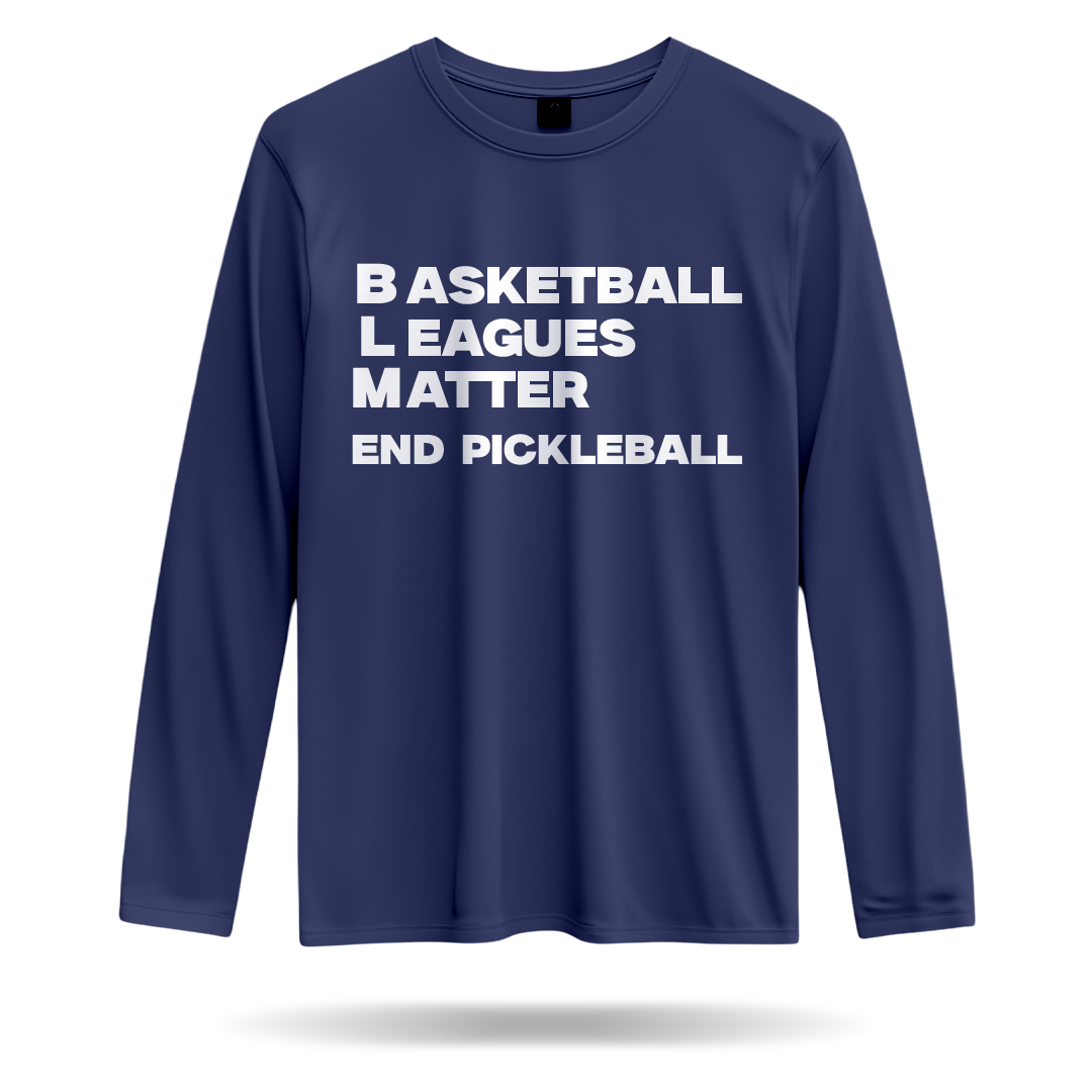 BASKETBALL LEAGUES MATTER – MEN’S LONG SLEEVE SHIRT
