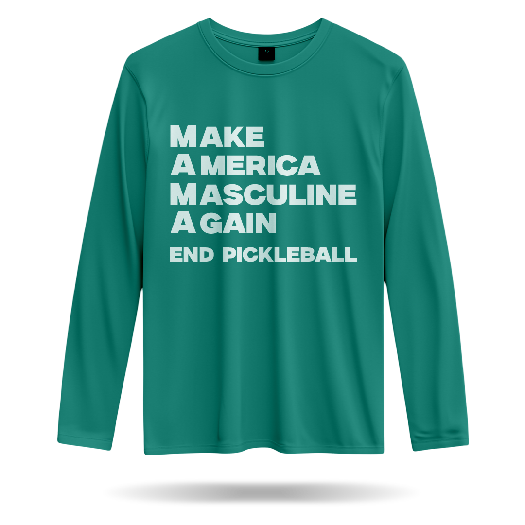 MAKE AMERICA MASCULINE AGAIN – MEN’S LONG SLEEVE SHIRT
