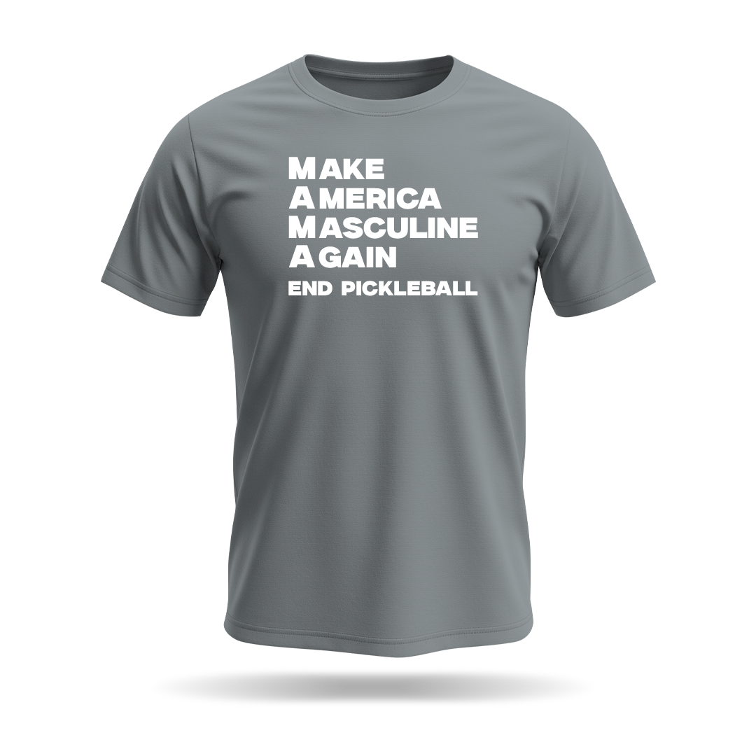 MAKE AMERICA MASCULINE AGAIN – MEN’S T-SHIRT