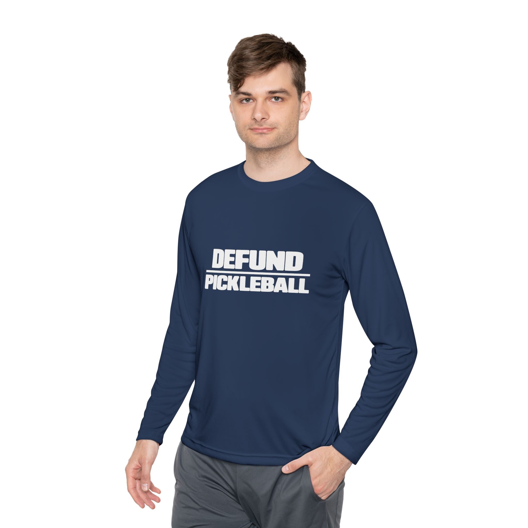 DEFUND PICKLEBALL – PREMIUM MEN’S LONG SLEEVE SHIRT