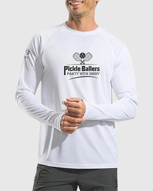 Men's Sun Protection Shirts UV SPF UPF 50+ Rash Guard Long Sleeve Lightweight