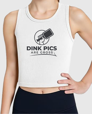 Girls Tank Tops Double Lined Crop Tops for Kids