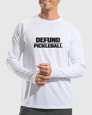 DEFUND PICKLEBALL – PREMIUM MEN’S LONG SLEEVE SHIRT