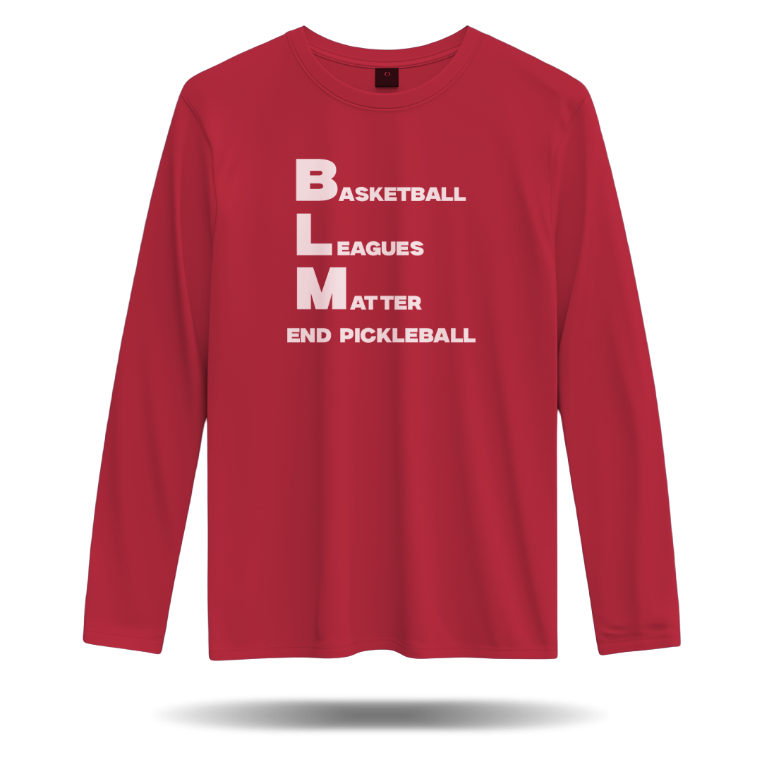 BASKETBALL LEAGUES MATTER (BLM) – MEN’S LONG SLEEVE SHIRT