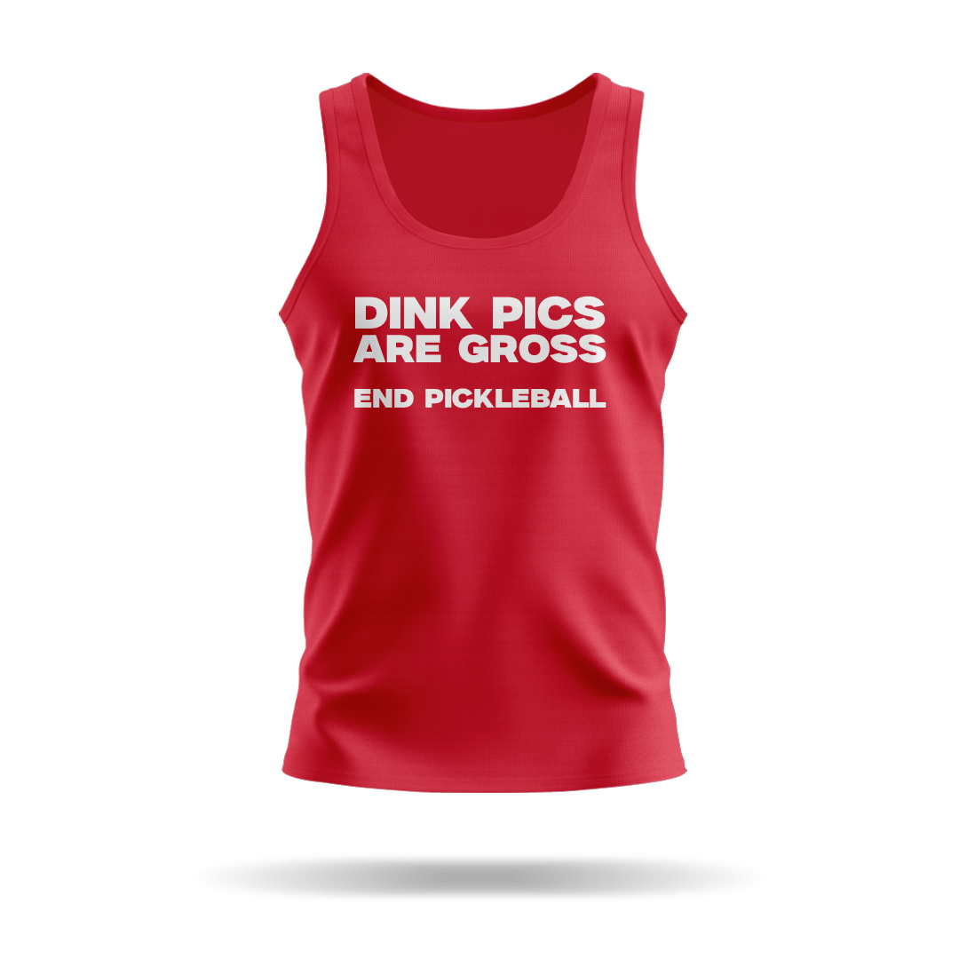 DINK PICS ARE GROSS – MEN'S TANK TOP