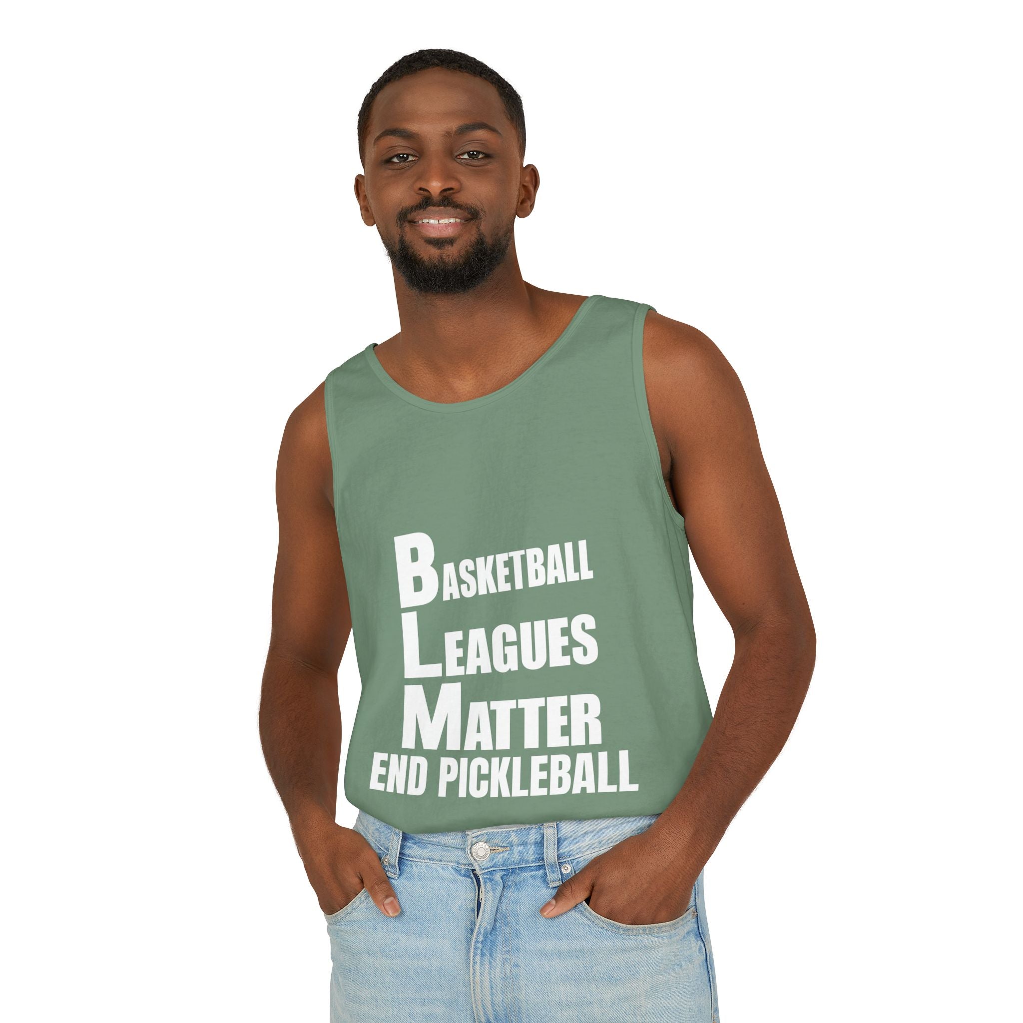 THE BASKETBALL LEAGUES MATTER – MEN’S TANK TOP