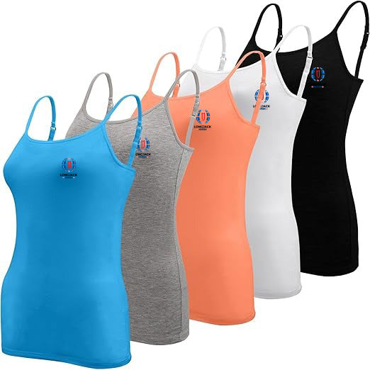 5 Pcs Women's Camisole Tank Top Undershirt