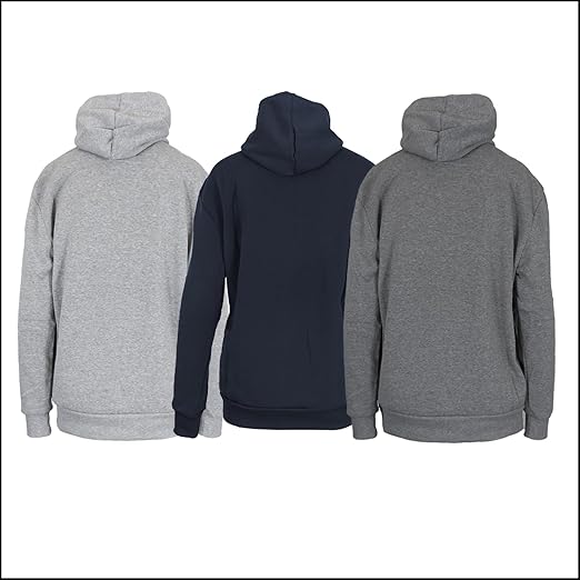 3PK Womens Loose Fit Fleece Hoodie