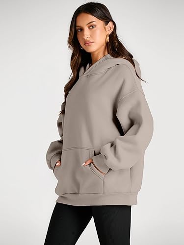 Trendy Queen Womens Oversized Hoodies Fleece Sweatshirts Fall Fashion Pullover Sweaters Winter Clothes