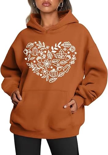 Womens Fall Winter Oversized Hoodies Fleece Sweatshirts Funny Halloween