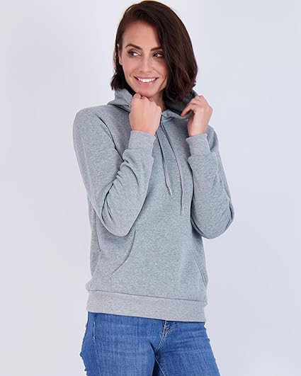 3 Pack: Women's Fleece Long-Sleeve Pullover Hoodie Active Sweatshirt Kangaroo Pocket