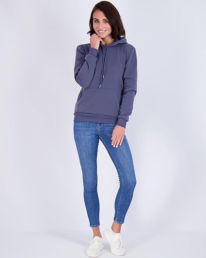 3 Pack: Women's Fleece Long-Sleeve Pullover Hoodie Active Sweatshirt Kangaroo Pocket