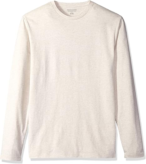 Essentials Slim-Fit Long Sleeve Shirt for Men, Pocket and No Pocket Styles