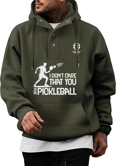 Casual Fahsion Fall Hoodie Pullover Quarter Drawstring Fleece Winter Button Hooded Shirt with Pocket