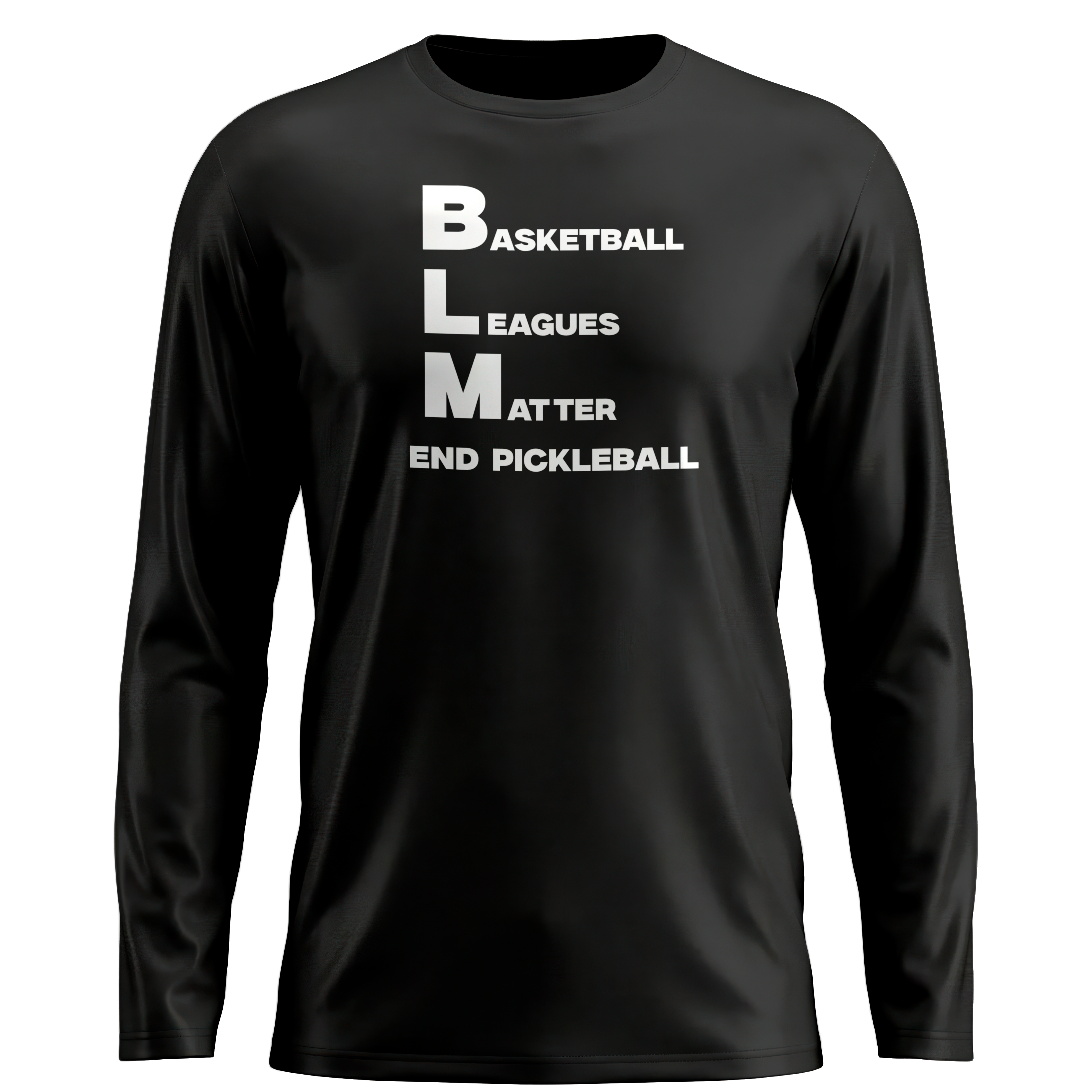 BASKETBALL LEAGUES MATTER (BLM) – MEN'S LONG SLEEVE SHIRT