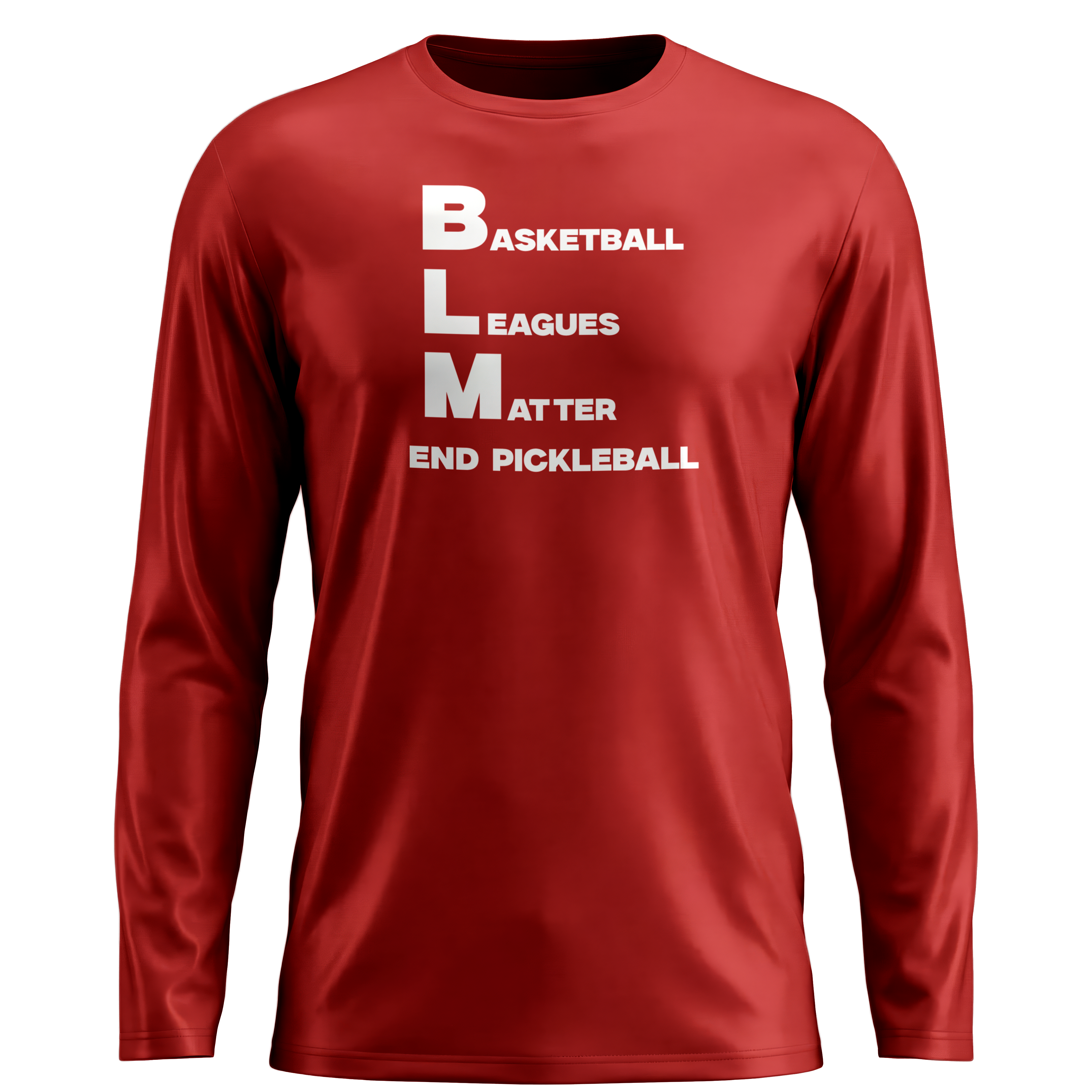 BASKETBALL LEAGUES MATTER (BLM) – MEN'S LONG SLEEVE SHIRT