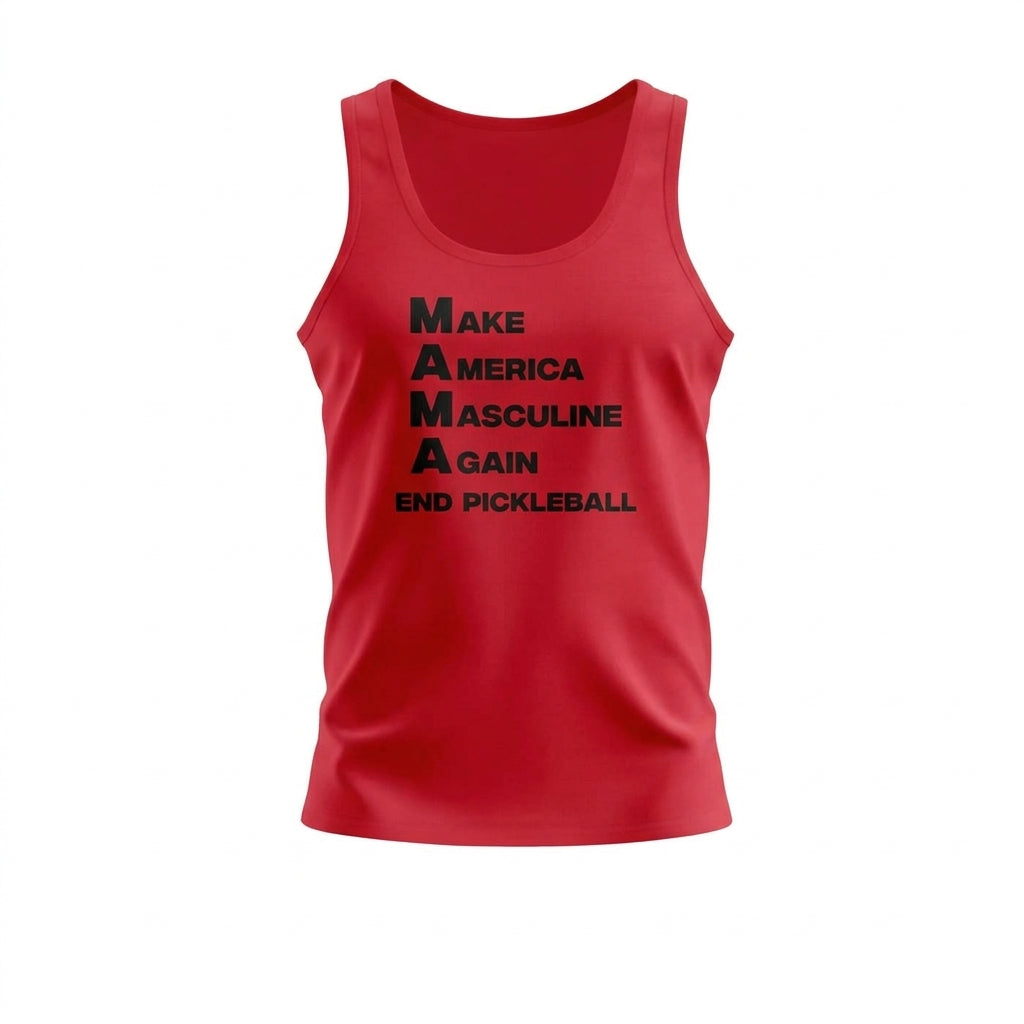 MAKE AMERICA MASCULINE AGAIN (M.A.M.A.) – MEN’S GRAPHIC TANK TOP