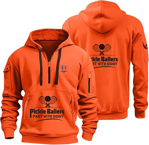 Men's Cargo Hoodie Drawstring Pullover Fall Long Sleeve Hooded Sweatshirt Jacket With Pockets, M-3XL