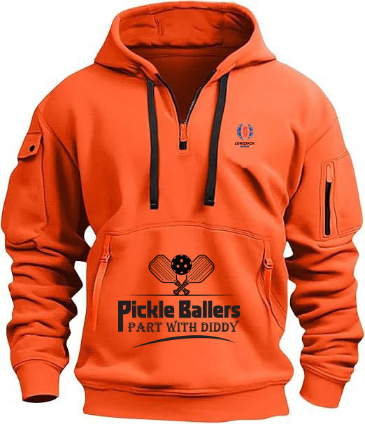 Men's Cargo Hoodie Drawstring Pullover Fall Long Sleeve Hooded Sweatshirt Jacket With Pockets, M-3XL