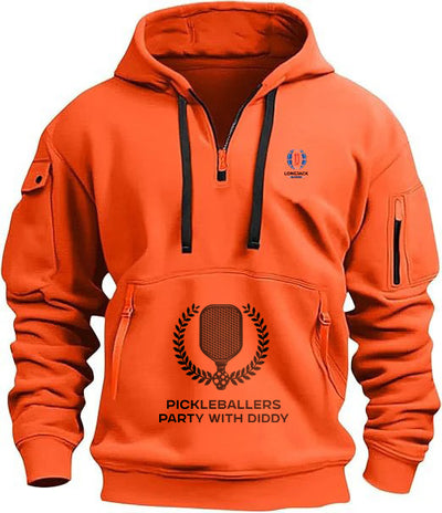 Mens Quarter Zip Pullover Tactical Hoodies Vintage Long Sleeve Casual Fashion Hoodie Fall Winter Sweaters